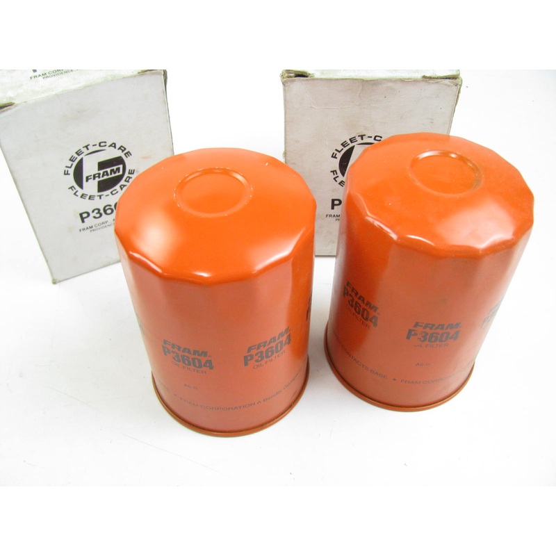 (2) Fram P3604 Fuel Filter Replaces 11-3748 LF435 LF696 BK6831 BK6802 PF896