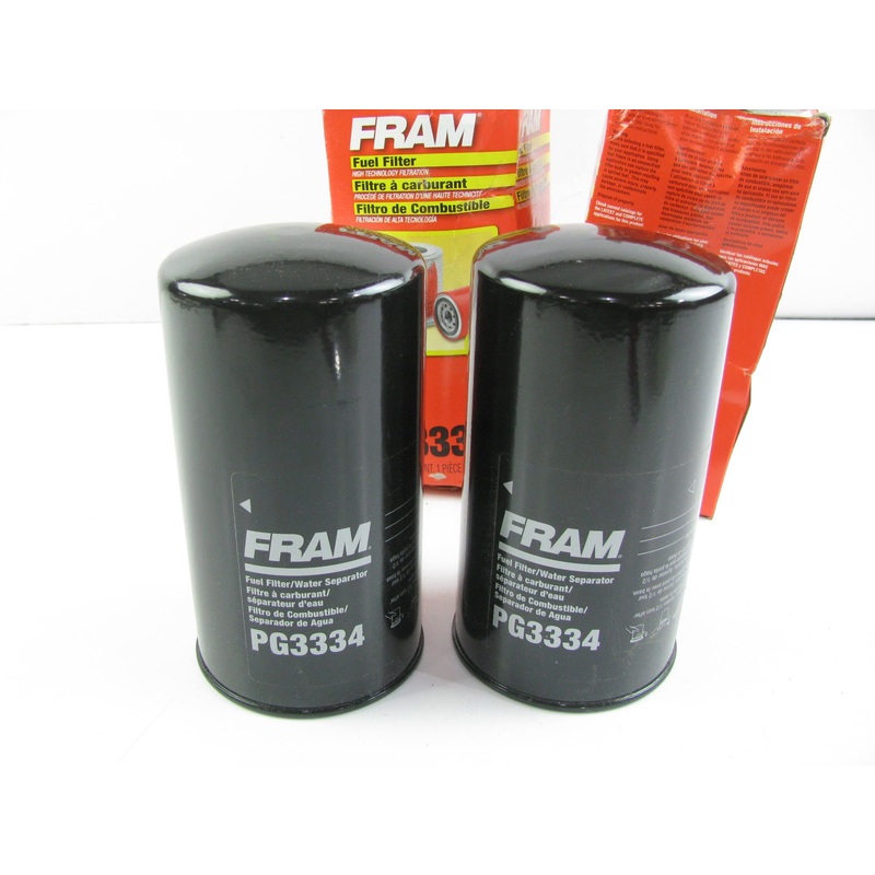 (2) Fram PG-3334 Fuel Filters