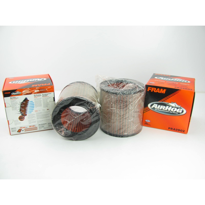 (2) Fram PRA3902 AIR HOG Air Filters Washable Re-useable Performance Filters