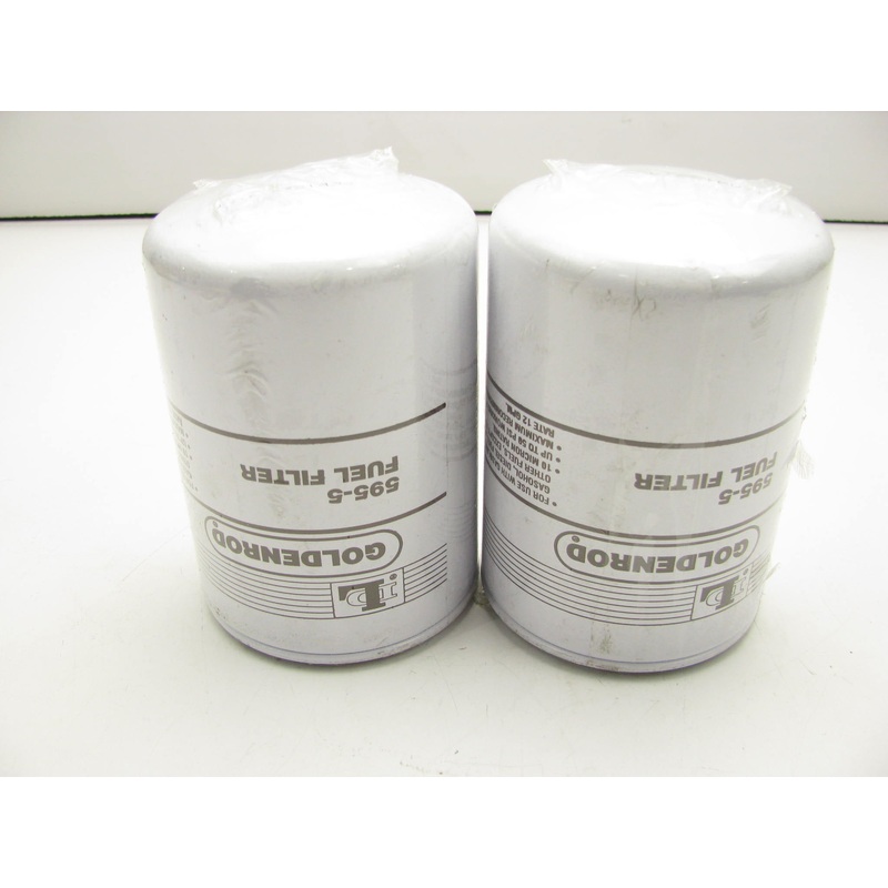 (2) Goldenrod 595-5 Fuel Filter Replaces P9865 24006 LFF2 BF7750