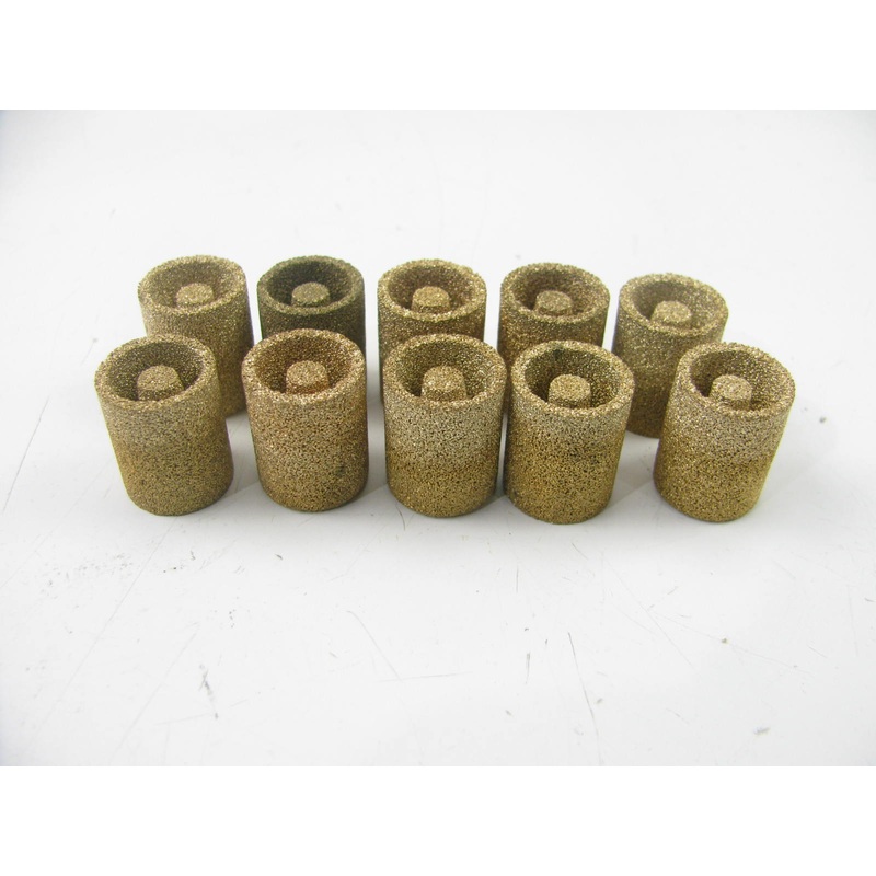 (10) Sintered Bronze Carburetor Fuel Filter 33050, CG13, G22, GF455, FG21