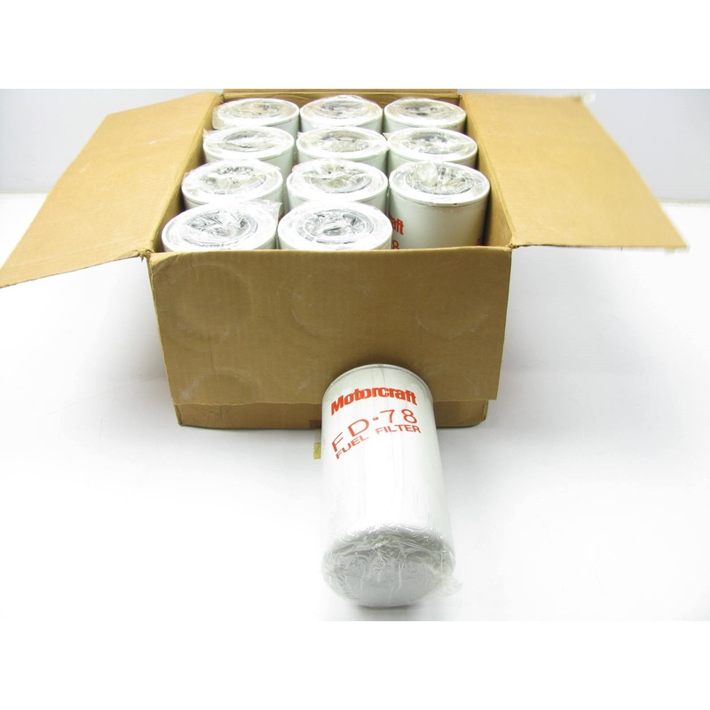 (12) Motorcraft FD78FP Fuel Filters Replaces: 33218 K50004 LK2M KF24 FF5347