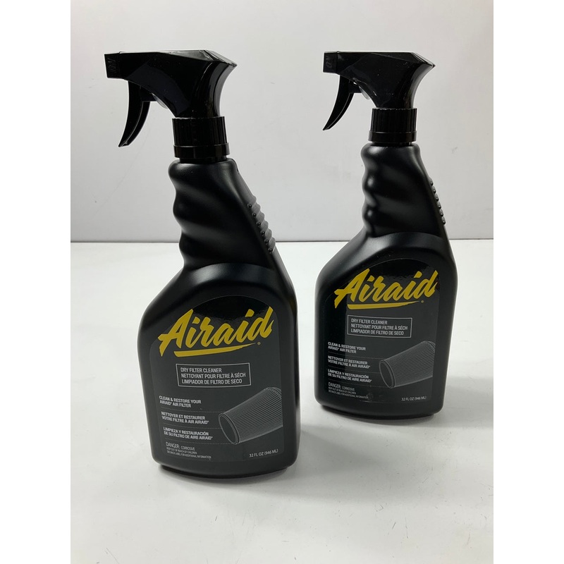 (2) Airaid 790-553 Air Filter SYNTHAMAX Dry Air Filter Cleaning Solution 32oz