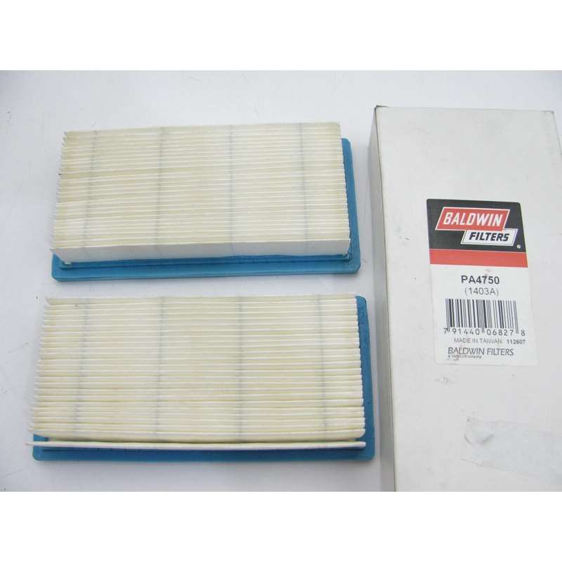 (2) Baldwin PA4750 Air Filter Replaces Briggs & Stratton 494511