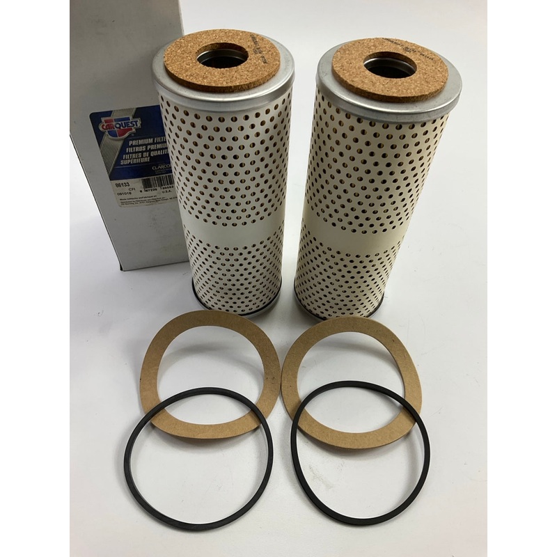 (2) Carquest 86133 Cartridge Fuel Metal Canister Filter - Replaces 33133, PF942