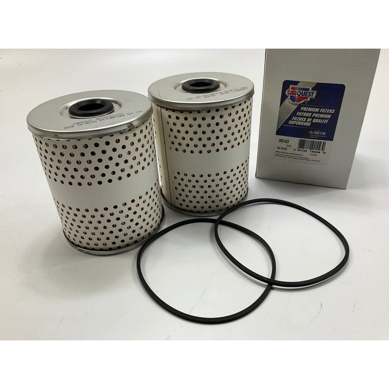(2) Carquest 86143 Fuel Filter For John Deere AT44077, AR44077, P550098, C1168PL