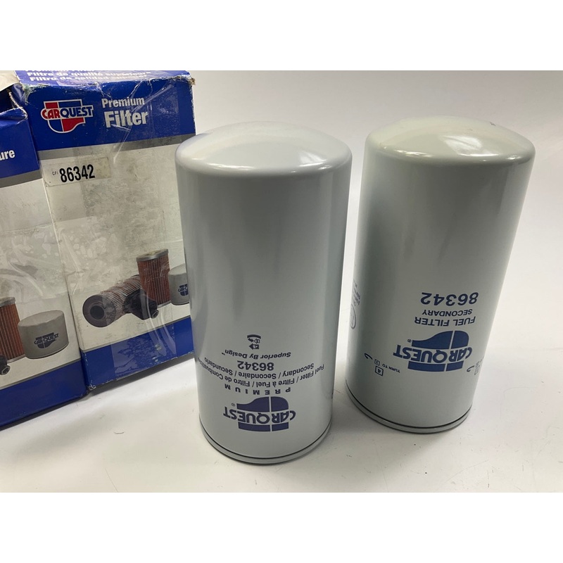 (2) Carquest 86342 Fuel Filter Replaces P1125 33342 F60038 LFP252F FF192 P552563