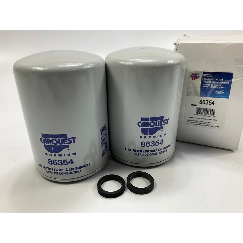(2) Carquest 86354 Fuel Filter Replaces: 33355 F63150 FF990 FF5000 P551127 BF591