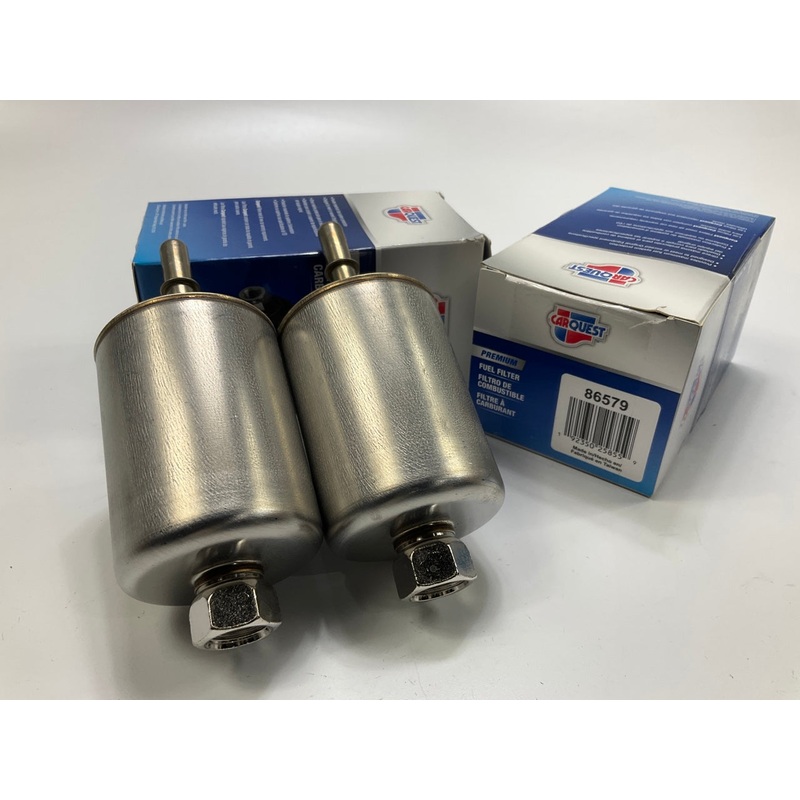 (2) Carquest 86579 Fuel Filter - 1997-2005 Chevy Blazer, GMC Jimmy 97-04 S10,