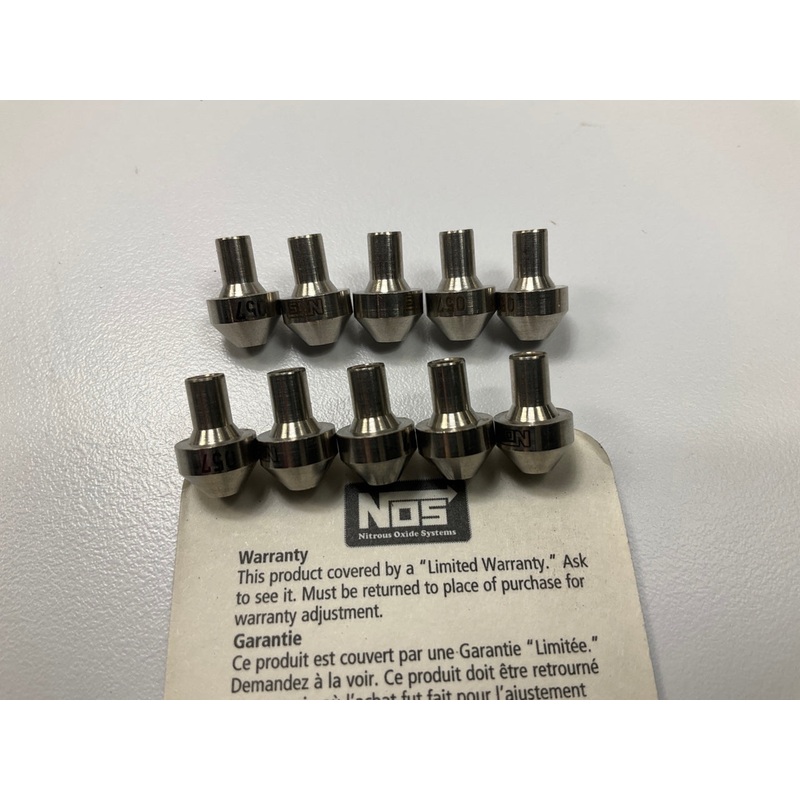 (10) Holley 13760-57NOS NOS Precision SS Stainless Steel Nitrous Flare Jet .057