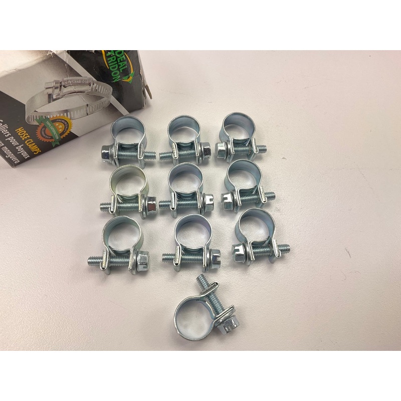 (10) Ideal 52F1351 Fuel Injector Clamps, 11mm-13mm, 7/16''-1/2''