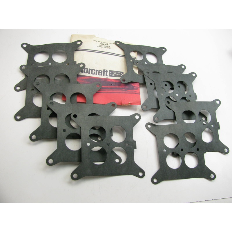 (10) Motorcraft CG-225 Carburetor Mounting Gasket 1965-1971 Ford 391 4-BBL