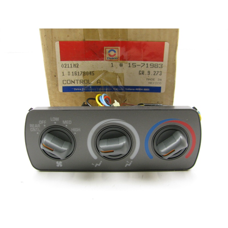 NEW - OEM Acdelco 15-71983  HVAC A/C Heater Control Switch Panel - 16179045