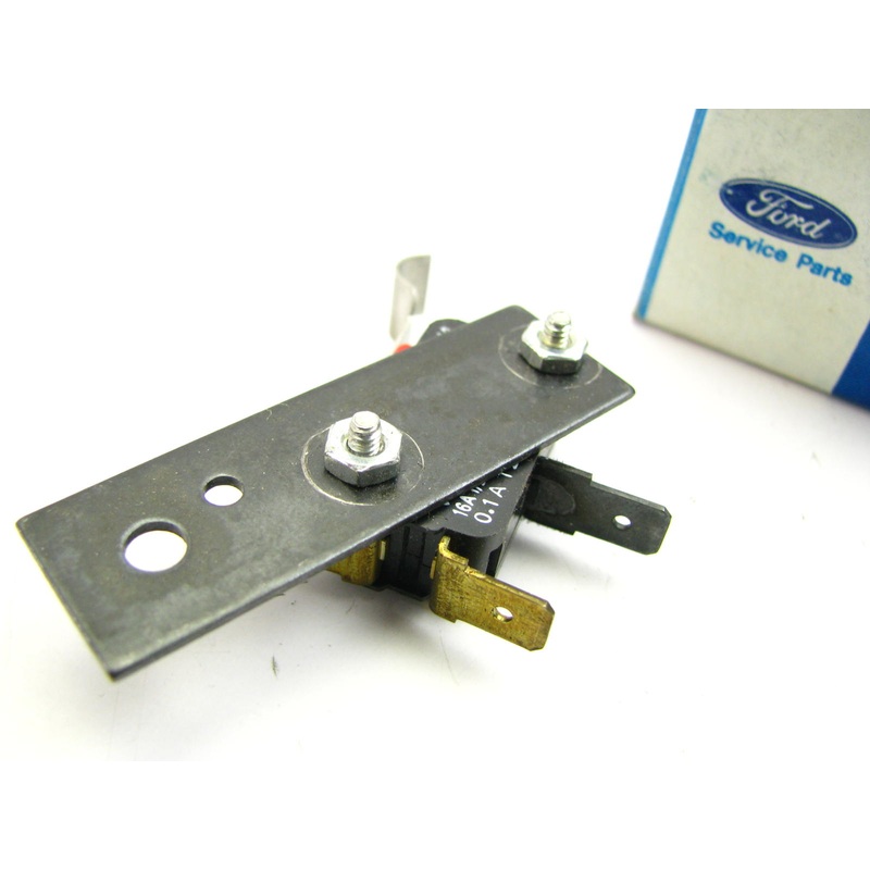 NEW - OEM Ford E9HZ-19757-A A/C Snap Switch & Bracket 1989-90 F600/900 Dealer AC