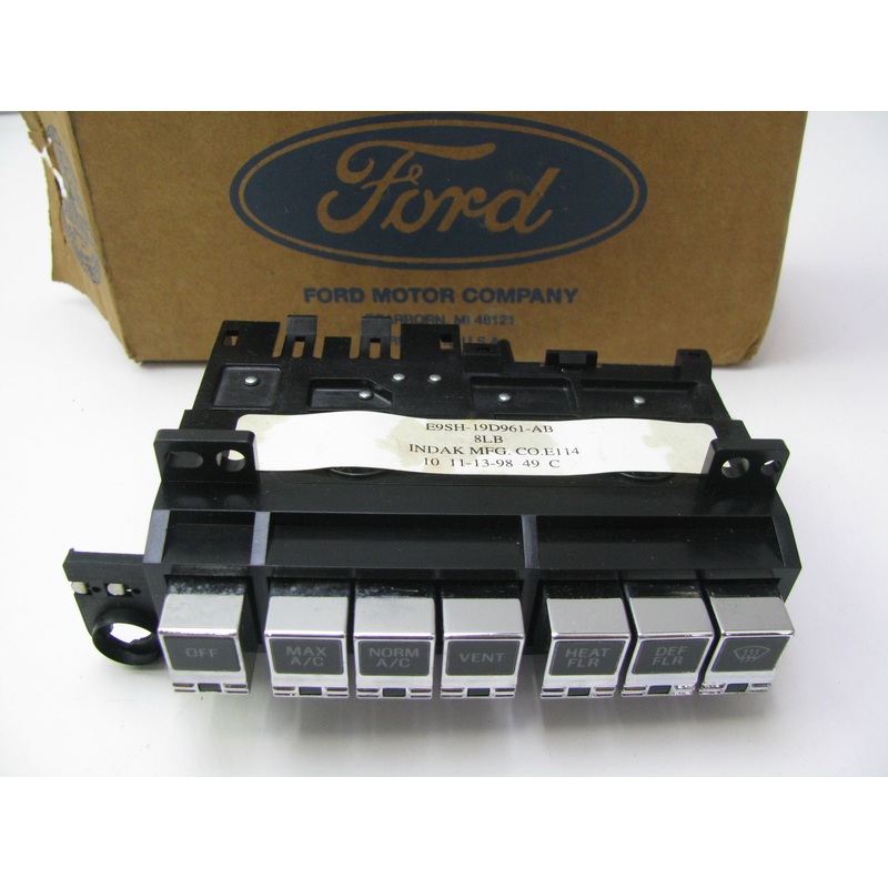 NEW - OEM Ford E9SZ-19980-B Push Button HVAC A/C Heater Control 1989 Thunderbird