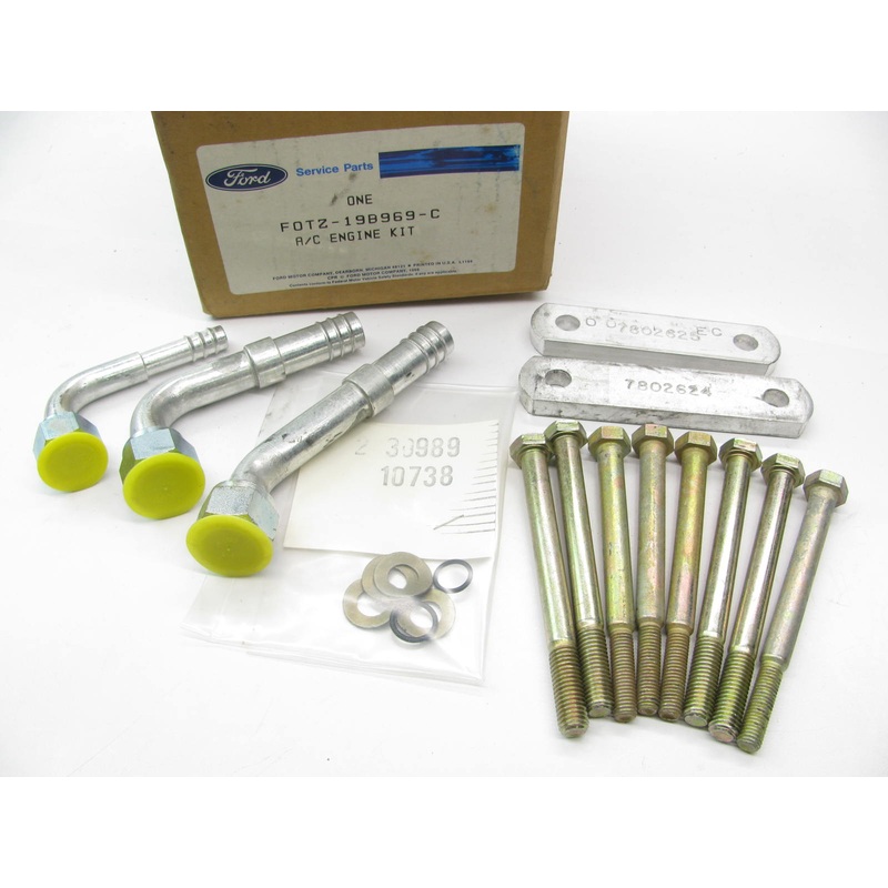 NEW - OEM Ford F0TZ-19B969-C Dealer Installed A/C Installation Kit 1992-94 7.3L
