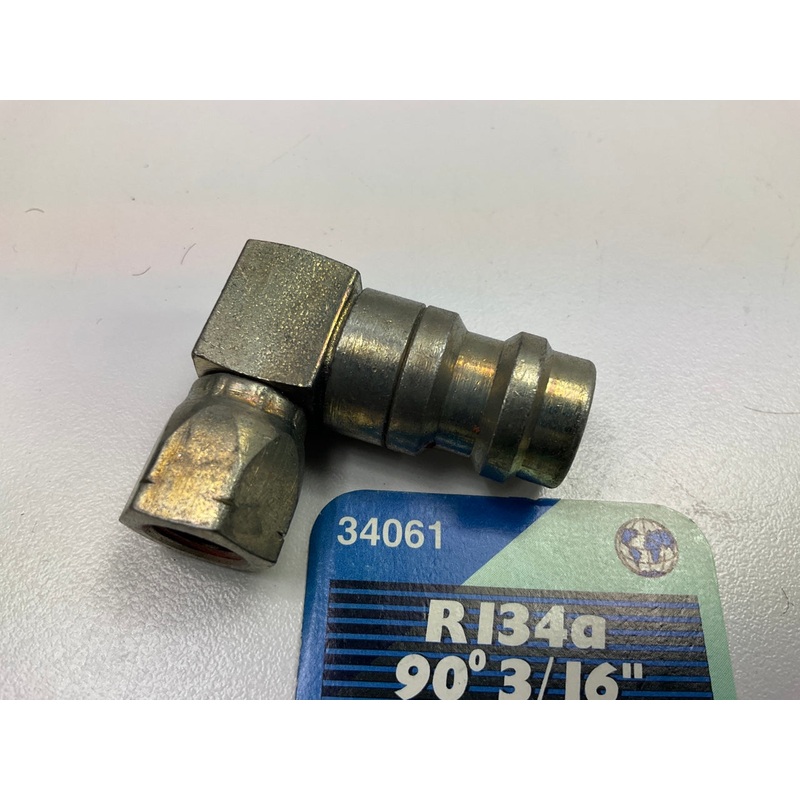 Motormite 34061 90 Deg 3/16'' High Side A/C Adapter