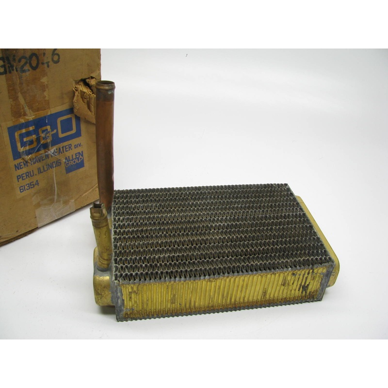 G&O GM2046 Heater Core For 1969-1974 GM Cars, Vintage Copper / Brass Style