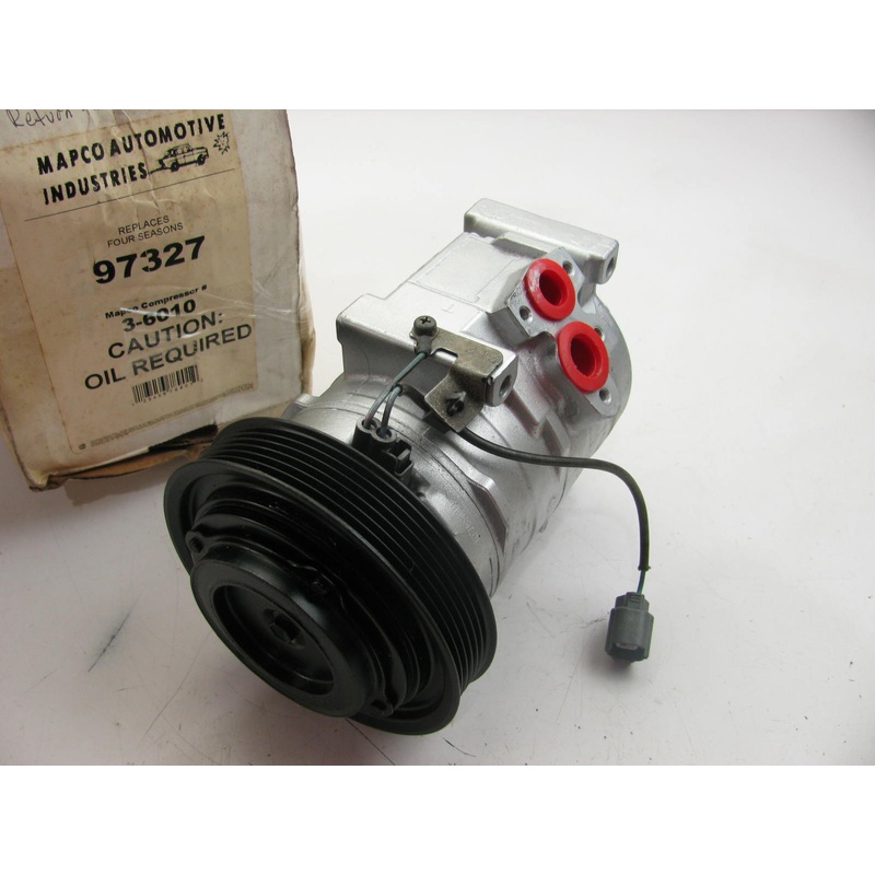 Mapco 3-6010 A/C Compressor For 2004-2008 Acura TL V6, 2003-2007 Accord V6