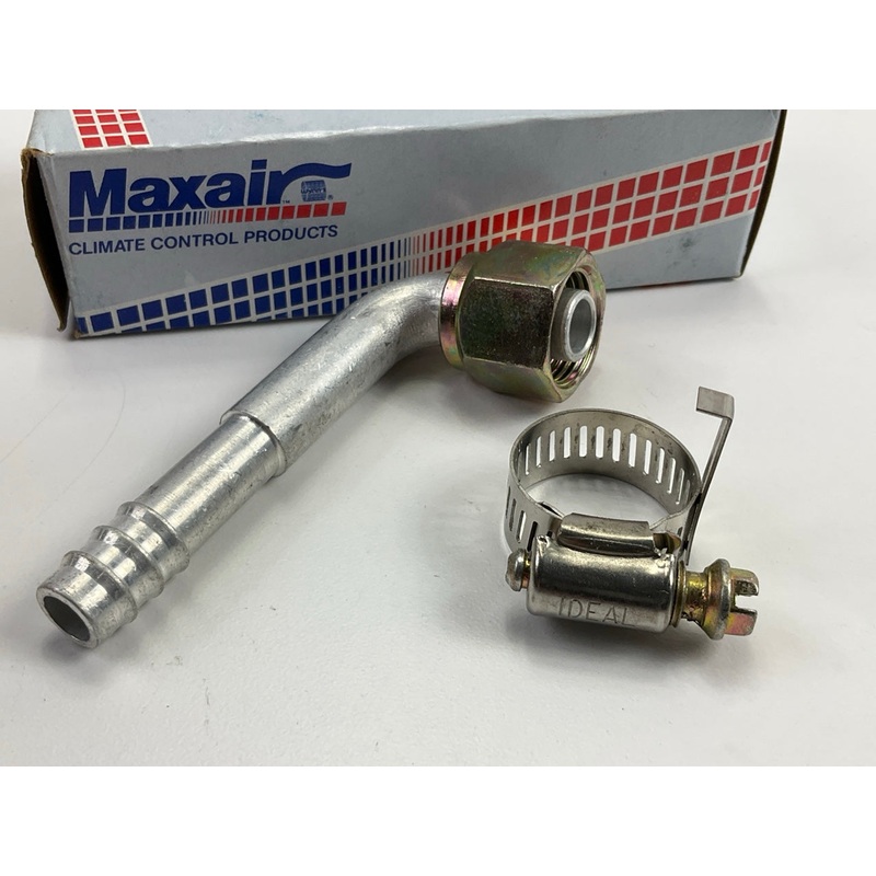 Max Air 05-0402 A/C Fitting, 1/2'' X 8 Hose Size, Female O-Ring 90 Degree