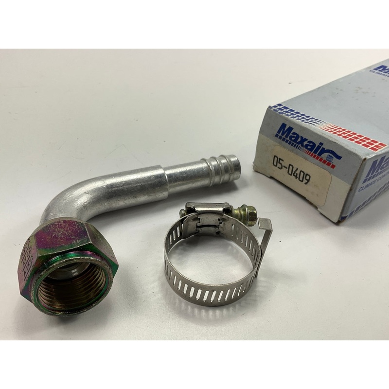 Max Air 05-0409 A/C Fitting, 5/8'' X #10 Hose Size, Female Flare, 90 Degree