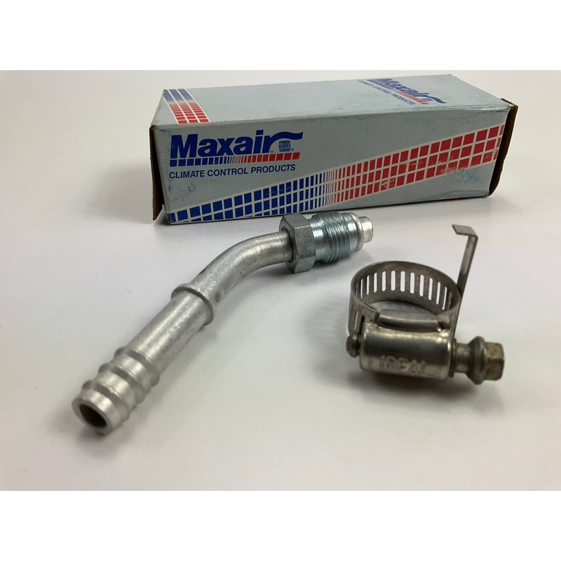 Max Air 05-4340 A/C Fitting, 3/8'' X #8 Hose Size, Male O-Ring 45 Degree