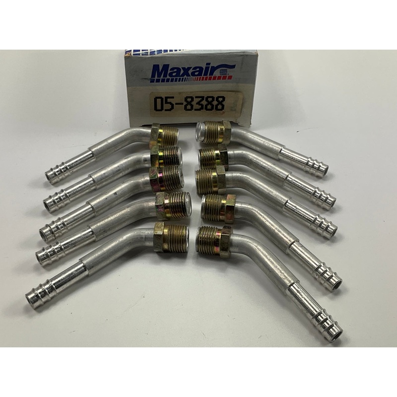 Max Air 05-8388 A/C Fitting, 1/2'' X #8 Hose Size, Insert Male O-Ring 45 Degree