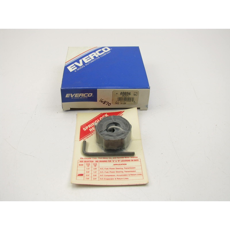 Ford Springlock Coupler Reinforcement 5/8'' Fitting Size, -10 Hose Size, 1/2'' ID