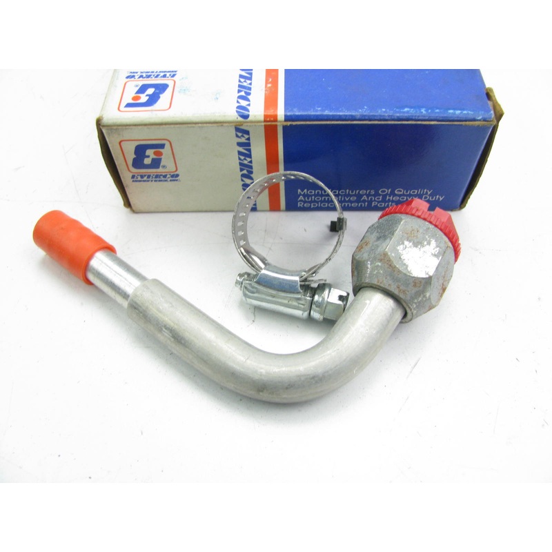 Everco A7502 Size 8 A/C Hose End Fitting - 90 Degree 1/2'' X 3/4''-16 3 Barb
