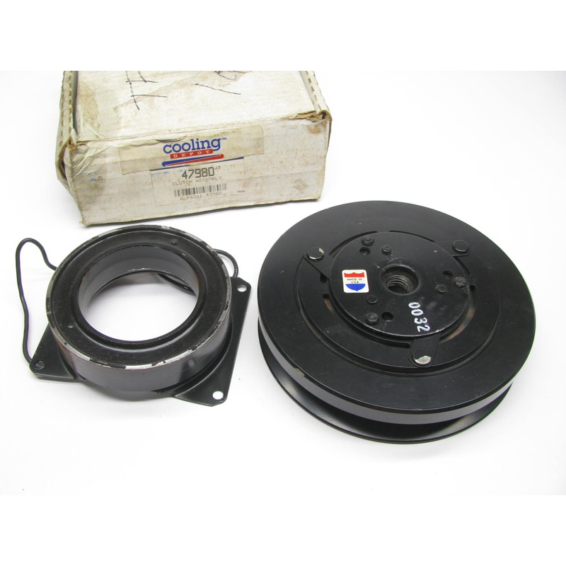 Cooling Depot 47980 T/CCI A/C Compressor Clutch 7'' Dia Single Groove HD TRUCKS
