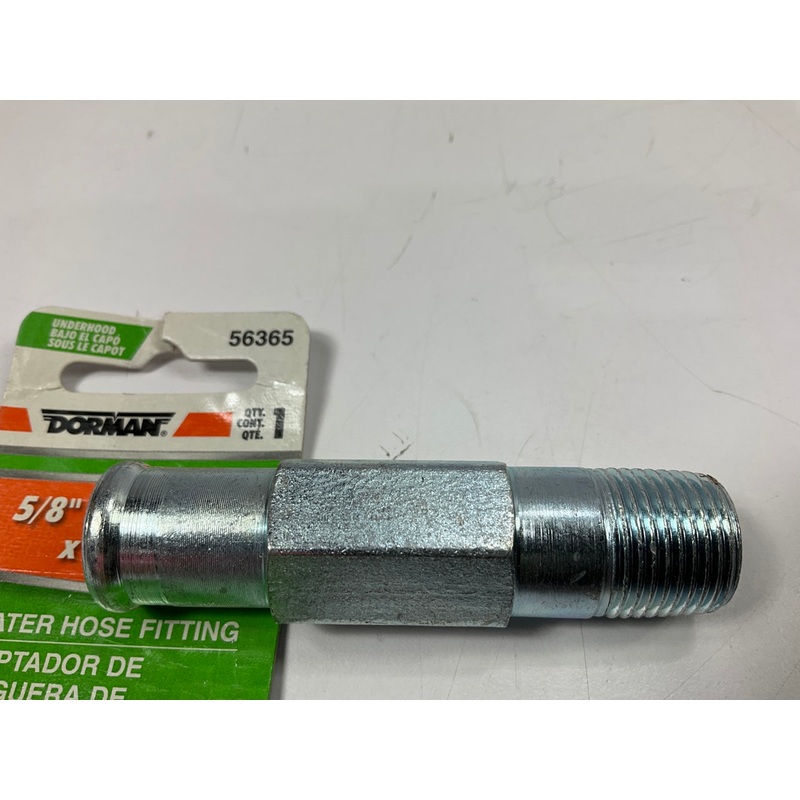 Dorman 56365 Heater Hose Connectors - 5/8 In. Hose X 3/8 In. Npt X 2-3/4 In Long