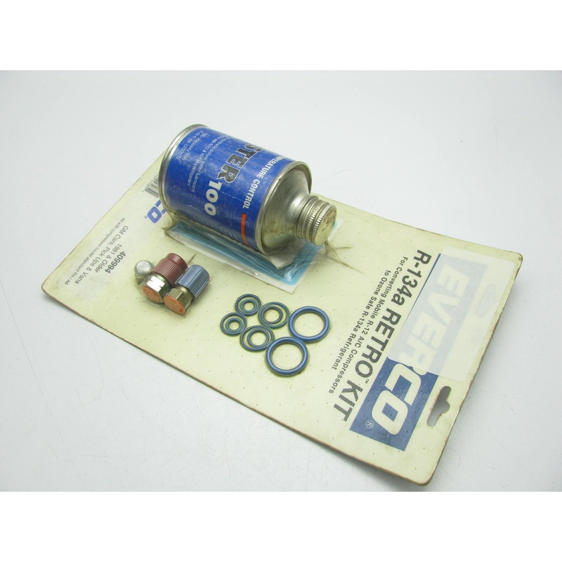Everco 409994 134 A/C Retrofit Kit 1981-OLDER GM Cars Pickups & Vans R4 A6 Comp.