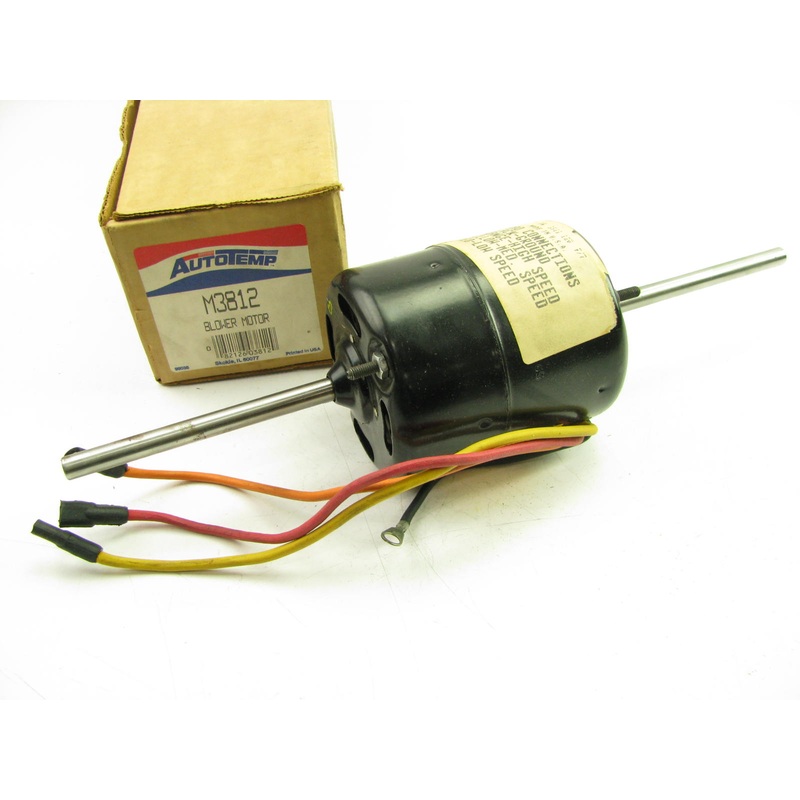 Autotemp M3812 HVAC Blower Motor Without Wheel - 6551055 35594 M3812 208989