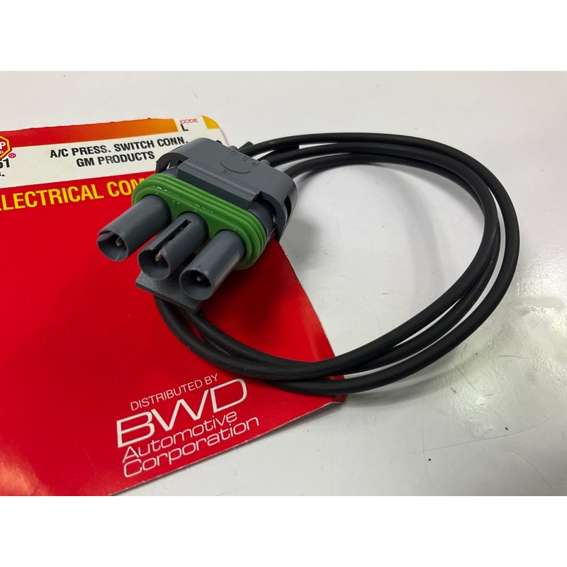 BWD 84051 A/C Pressure Switch Pigtail Connector For 1989-1995 Chevrolet Corvette