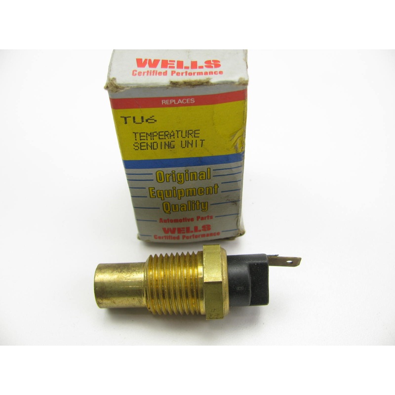 Wells TU6 Engine Coolant Temperature Switch For Dash Light